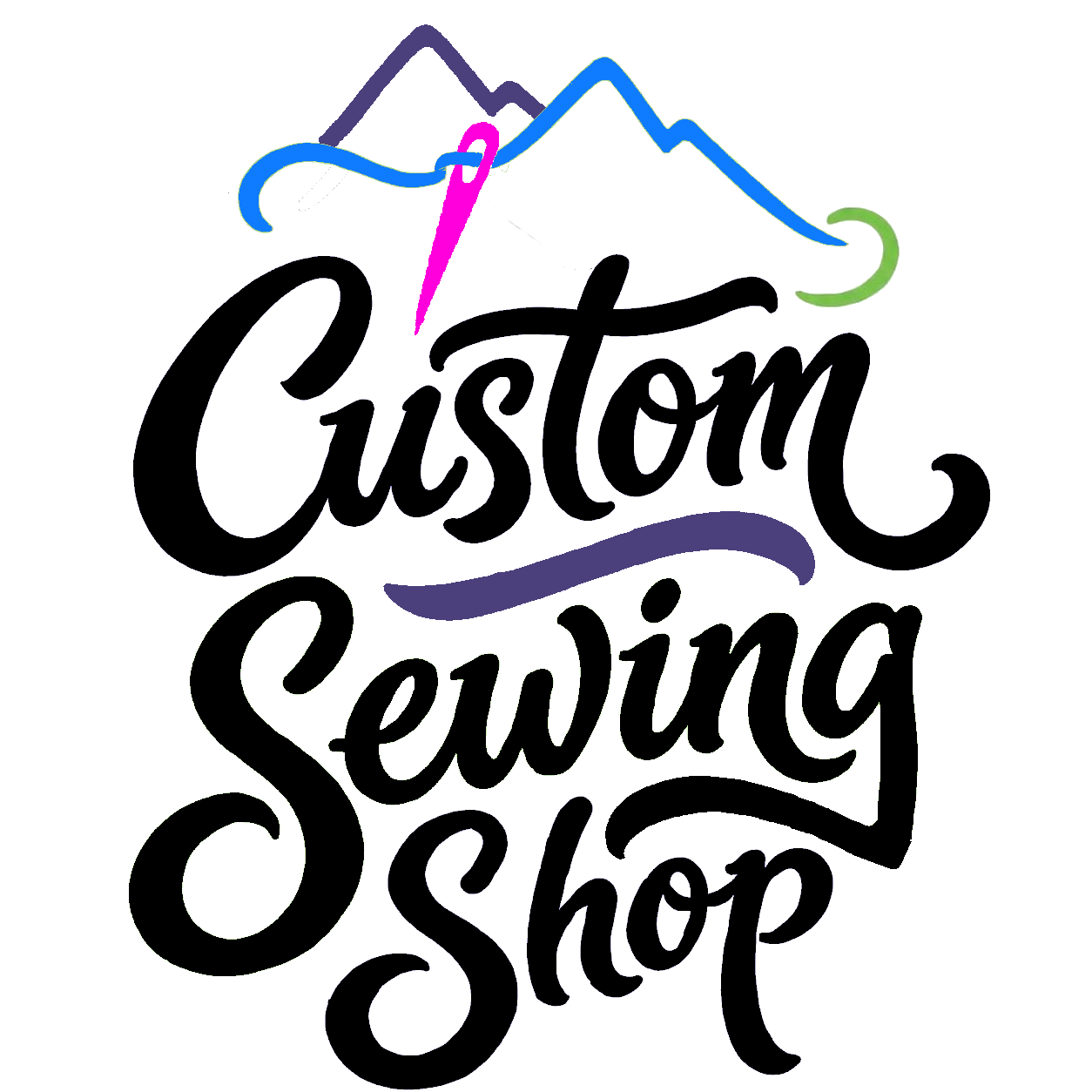 Custom Sewing Shop Logo